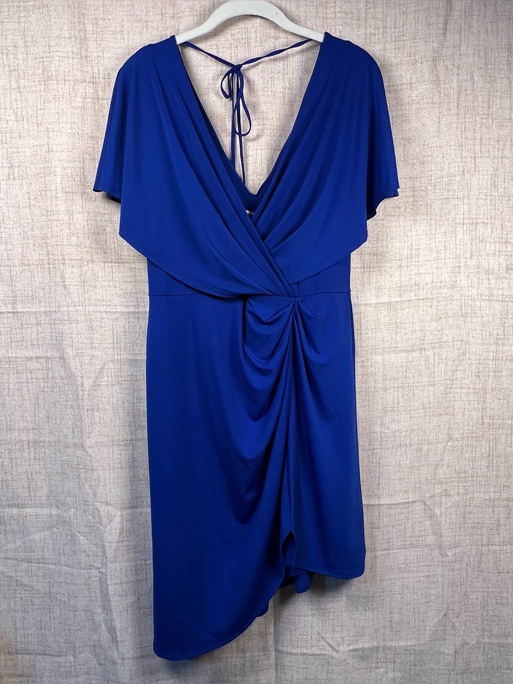 Cushnie Dress Blue NWT for Target‎ V Neck Asymmetrical Royal Blue women's 6